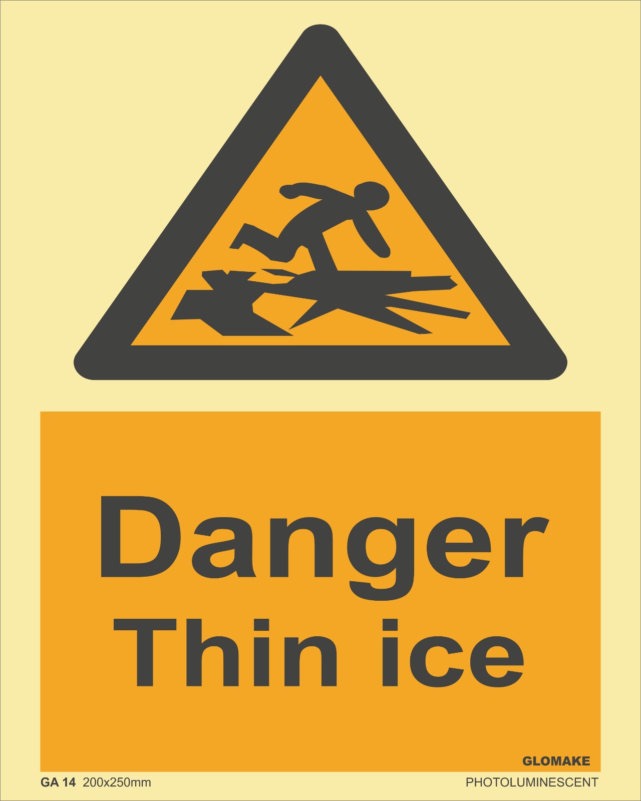 DANGER THIN ICE
(GA 14)